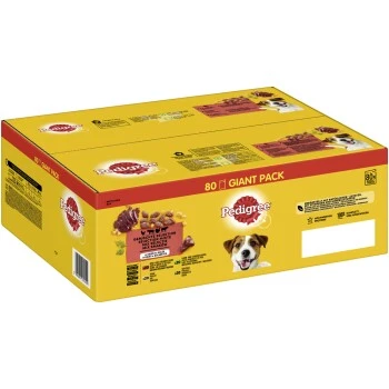 Pedigree Multipack Gemischte Selektion Gelee 80x100g 1 Pedigree Multipack Gemischte Selektion Gelee 80x100g