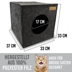 KaraLuna Katzenhöhle Aus Filz Fürs Regal Dunkelgrau -Haustier Angebote Store 37123b1035f4ec20bc7b362b991a6d4929a252ef 1407462 de DE 6d834d3c5982e86256fb065d382202243010b065yjIURw