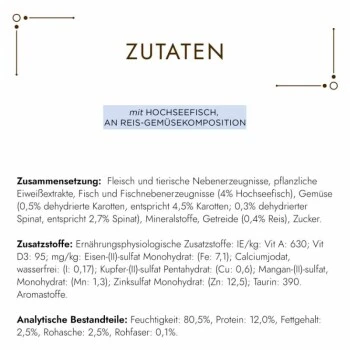 GOURMET à La Carte 26x85g Hochseefisch An Reis-Gemüsekomposition 3 GOURMET à La Carte 26x85g Hochseefisch An Reis-Gemüsekomposition – Bild 3