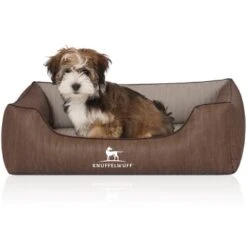 Knuffelwuff Orthopädisches Hundebett Outlander Aus Laser-gestepptem Kunstleder Braun/ Grau M-L -Haustier Angebote Store 4812372352531495da14b777a4fd444e7ad9e95f 1411971 de DE ed20b3da7e87a6a2bb950af8d322d55d5cfacba1boC6iv