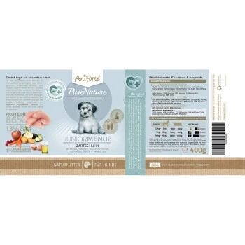 Aniforte Nassfutter Junior Menue Huhn 6 X 400g 3 Aniforte Nassfutter Junior Menue Huhn 6 X 400g – Bild 3