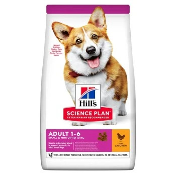 Hill's Science Plan Small & Miniature Adult 1-6 Huhn 6 Kg 1 Hill's Science Plan Small & Miniature Adult 1-6 Huhn 6 Kg