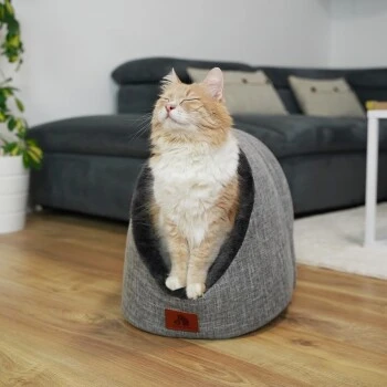 Schlitzohr Katzenhöhle Oskar Grau 9 Schlitzohr Katzenhöhle Oskar Grau – Bild 9