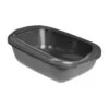 AniOne Katzentoilette Mega Tray Dunkelgrau