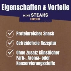 Adventuros Mini Steaks Hirsch 7x70g -Haustier Angebote Store 87158d9a9e4085d4f7297764621bbacba65cad97 2457b670d47b5f67e6ae256c6b99852fc752cd78