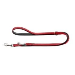 Hunter Führleine Vega Rot/ Schwarz 1,5 Cm