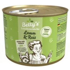 Betty's Landhausküche Lamm & Reis 6 X 200g Für Hund