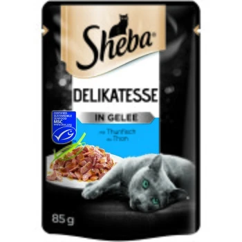 Sheba Delikatesse In Gelee 24 X 85g Thunfisch 1 Sheba Delikatesse In Gelee 24 X 85g Thunfisch