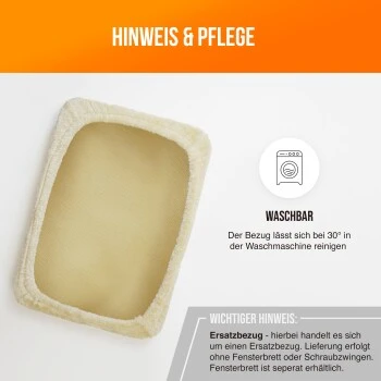 Schlitzohr Ersatzbezug Fensterbankliege 2 Schlitzohr Ersatzbezug Fensterbankliege – Bild 2