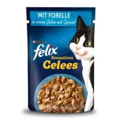 Felix Sensations Gelees Forelle & Spinat 26x85 G
