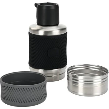 Dogs Creek Carry Reise Set Futter- Und Wasserbehälter 800ml Grau 4 Dogs Creek Carry Reise Set Futter- Und Wasserbehälter 800ml Grau – Bild 4