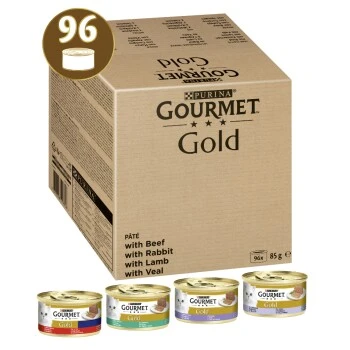 GOURMET Gold Feine Pastete Sorten-Mix 96x85g 1 GOURMET Gold Feine Pastete Sorten-Mix 96x85g