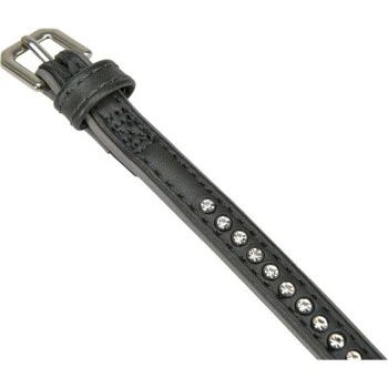 MORE FOR Deluxe Halsband Strass Anthrazit XXXS 2 MORE FOR Deluxe Halsband Strass Anthrazit XXXS – Bild 2